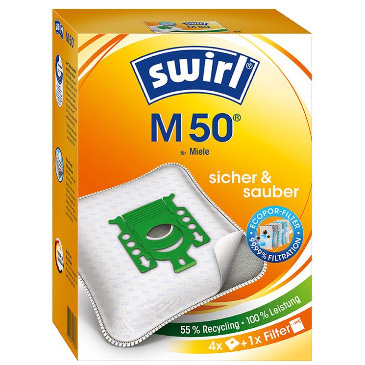 swirl Sac d'aspirateur M 50, avec filtre MicroporPlus