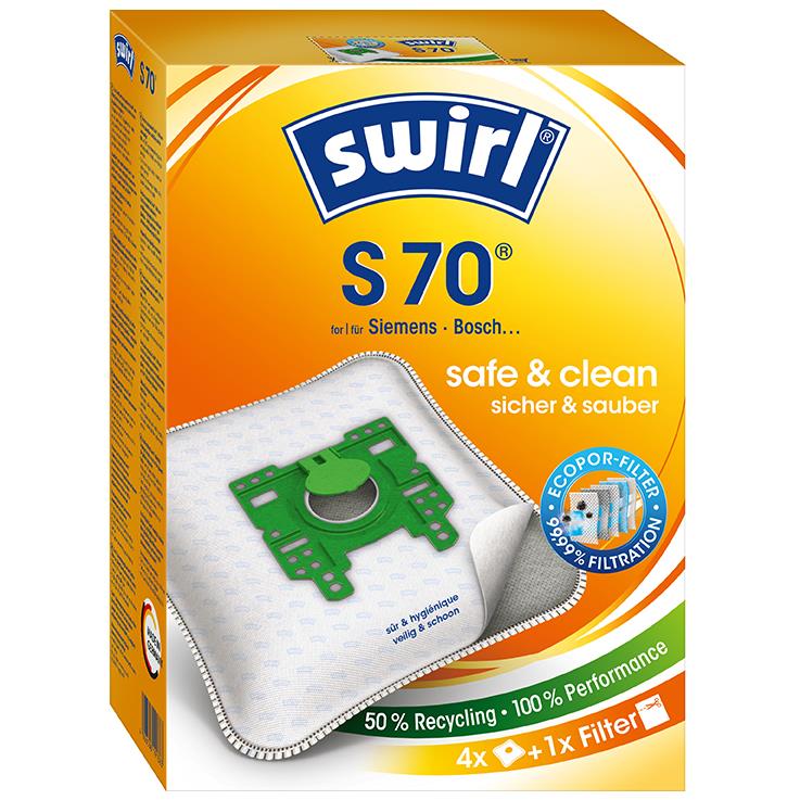 swirl Sac d'aspirateur S 70, avec filtre MicroporPlus