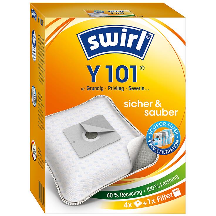 swirl Sac d'aspirateur Y 101, avec filtre MicroporPlus