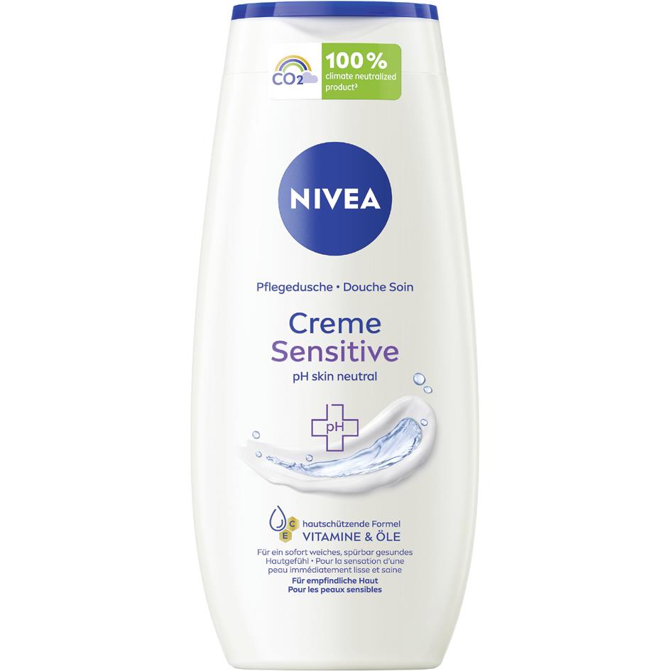 NIVEA Gel douche crme Sensitive ph skin neutral, 250 ml