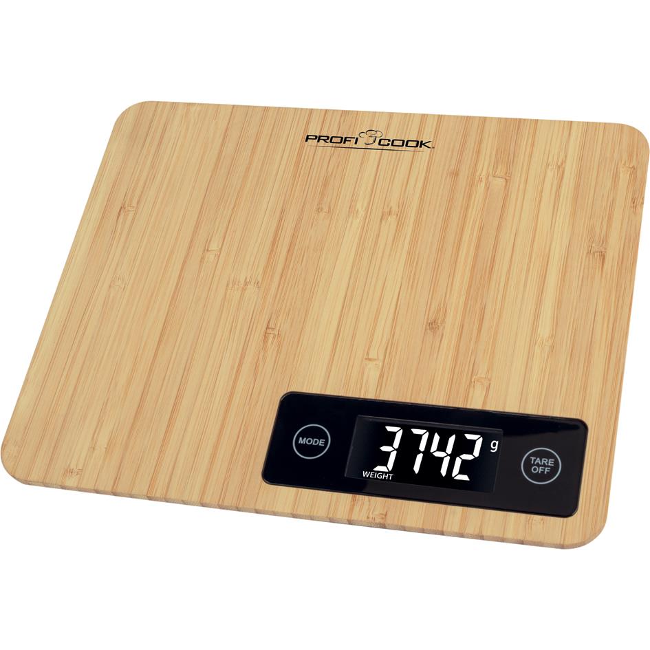 PROFI COOK Balance de cuisine en bambou PC-KW 1271