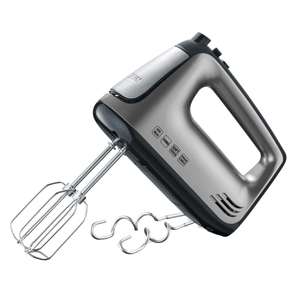 SEVERIN Batteur HM 3832, 400 W, gris mtallique / noir