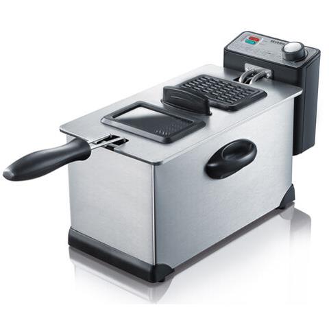 SEVERIN Friteuse lectrique FR 3431, acier inoxydable/noir