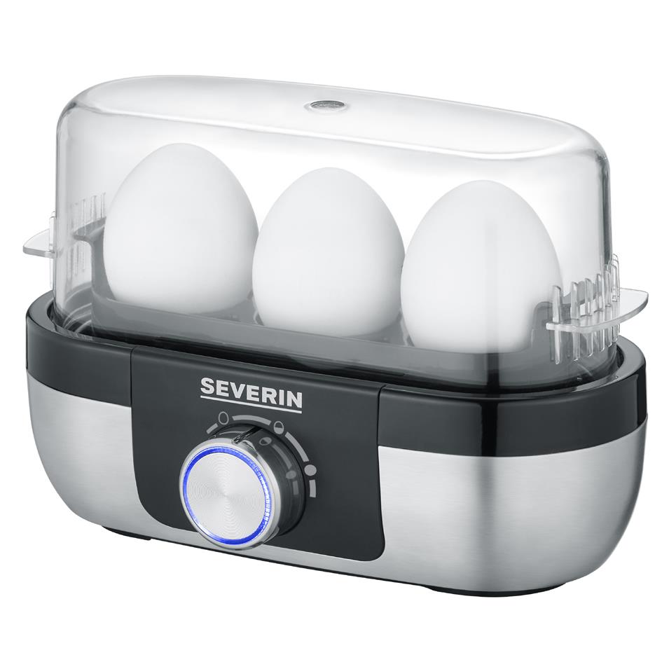 SEVERIN Cuiseur  oeufs EK 3163, pour 3 oeufs, inox / noir