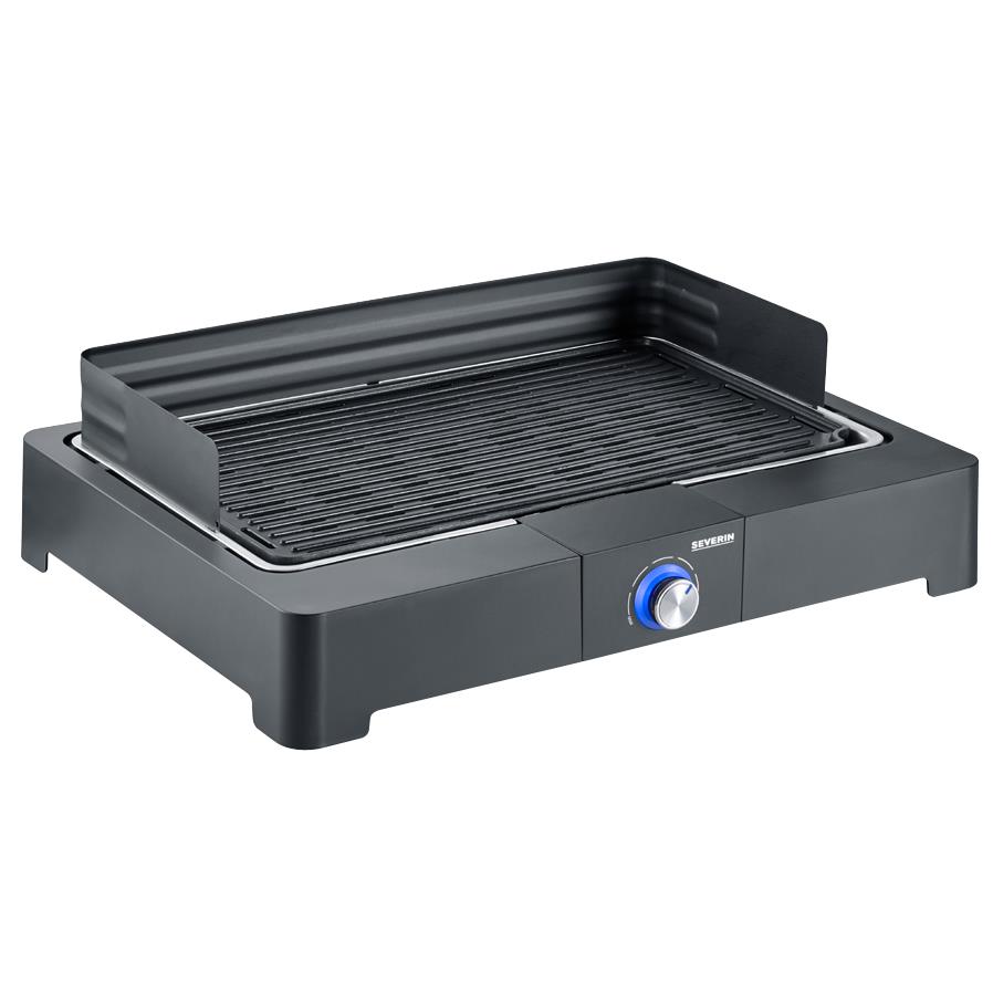 SEVERIN Grill de table PG 8567, avec plaque de grill, noir