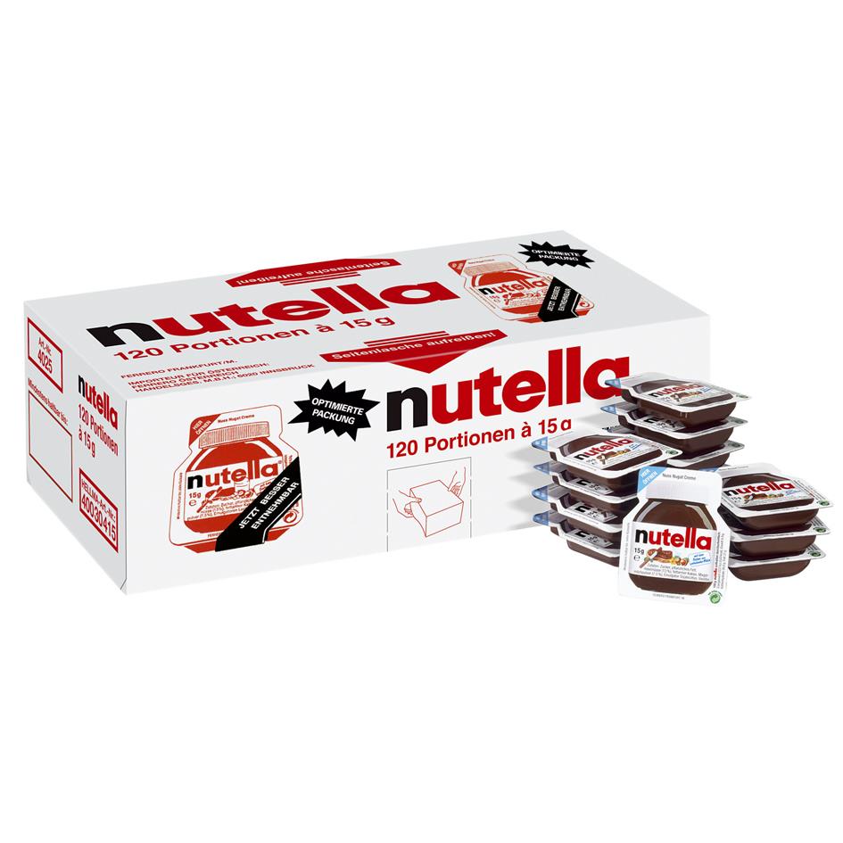 Ferrero Crme praline aux noisettes nutella, dans un carton