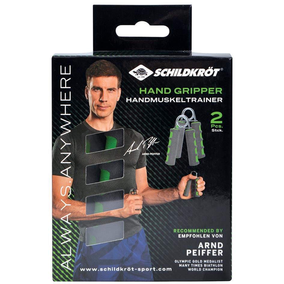 SCHILDKRoT Entraneur de main, set de 2, anthracite/vert