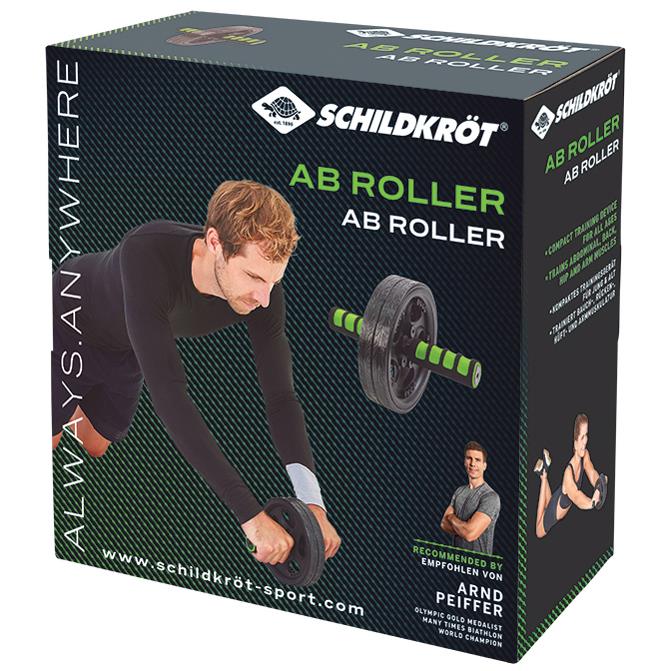 SCHILDKRoT Roue abdominale / AB-Roller, noir/vert