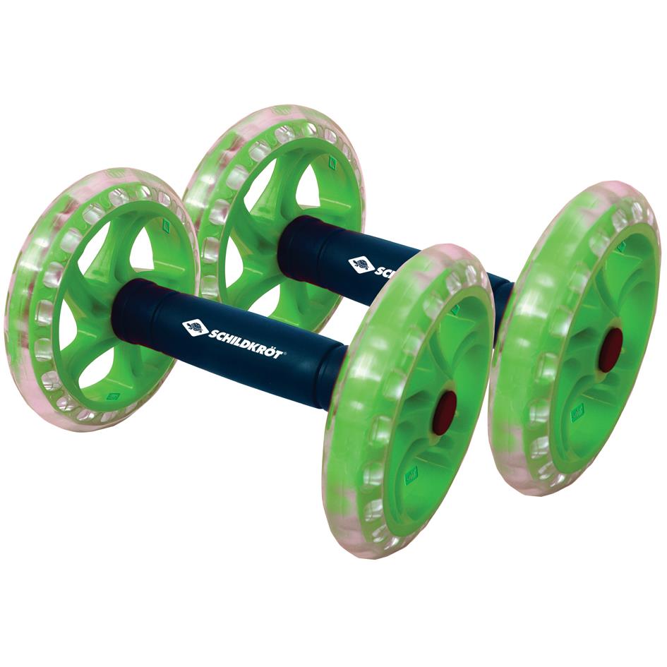 SCHILDKRoT Roues abdominales Dual Core Wheels, noir/vert
