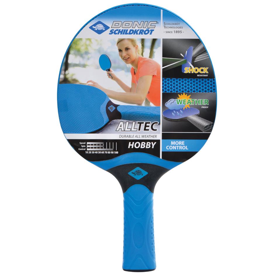 DONIC SCHILDKRoT Raquette de ping-pong 'Alltec Hobby', bleu