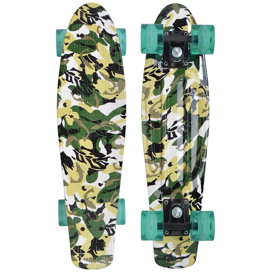 SCHILDKRoT Skateboard rtro Free Spirit Camouflage