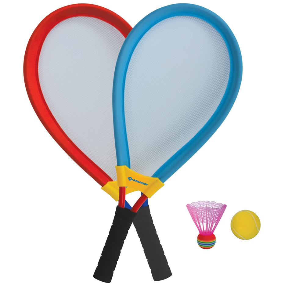 SCHILDKRoT Set de raquettes gantes, bleu / rouge
