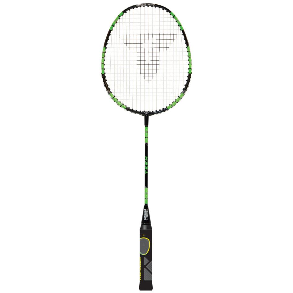 TALBOT torro Raquette de badminton ELI Teen, noir/vert