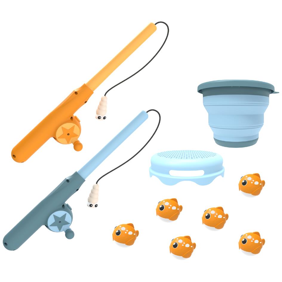 SCHILDKRoT Pche  la ligne 'Fishing Game', bleu / orange