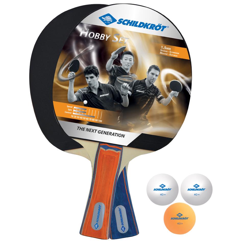 SCHILDKRoT Kit tennis de table Hobby, pour 2 joueurs