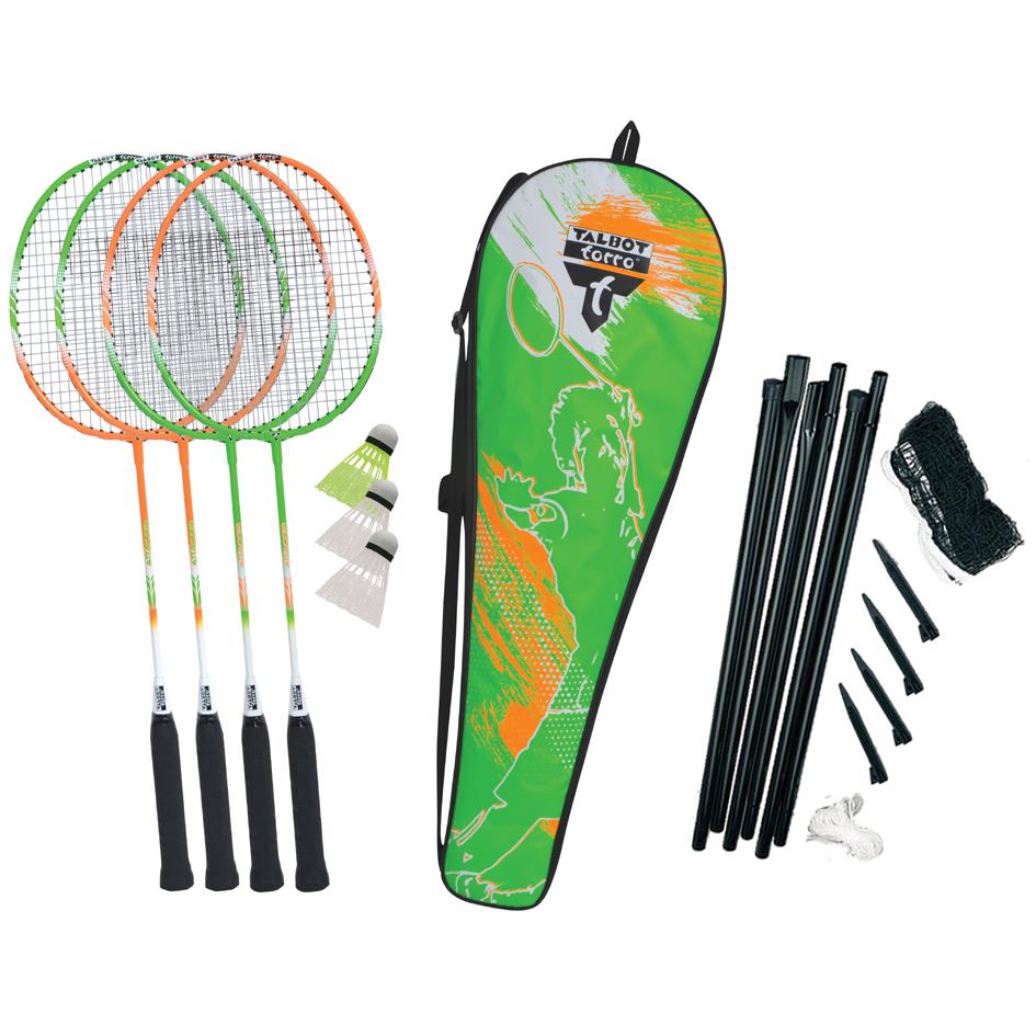 TALBOT torro Set de badminton '4 Attacker Plus'