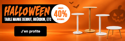 Table mange debout, gu�ridon, etc Halloween 